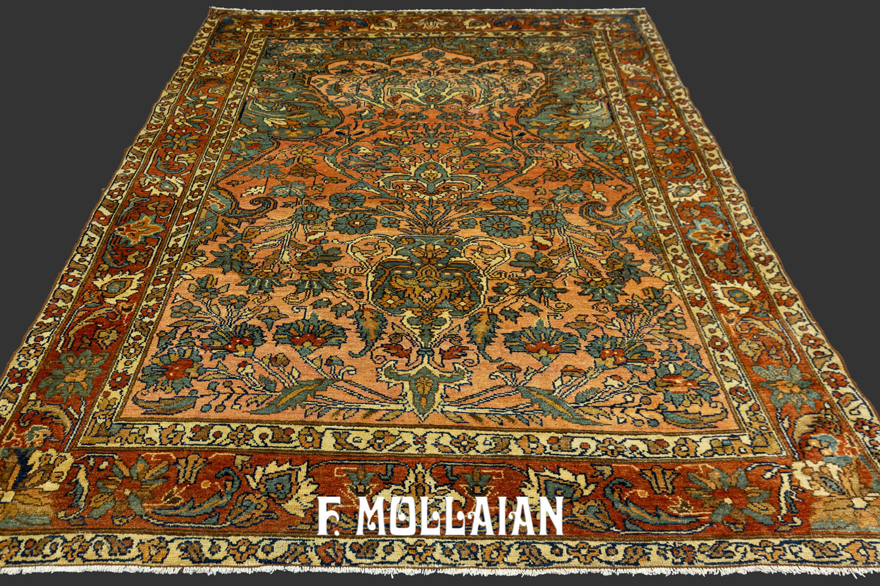 Tapis Lilian Champ de Prière Couleur Saumon n°:72660200
